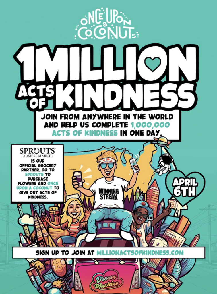 Embracing the Power of Kindness: A Global Movement of a Million Acts of Kindness Unfolds on April 6th