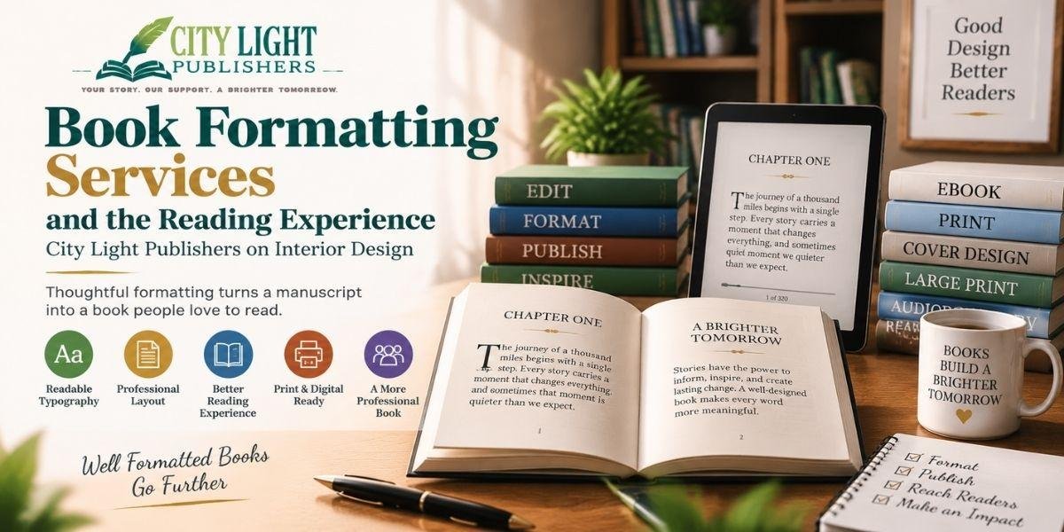 Book Formatting Services and the Reading Experience: How City Light Publishers Creates Professional Interior Designs
