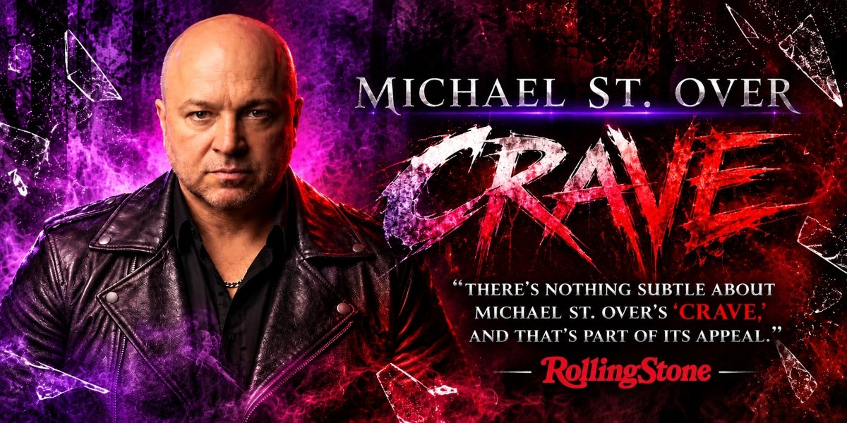 Michael St. Over’s “Crave” Finds the Sweet Spot Between Lust, Obsession, and Hard-Rock Excess