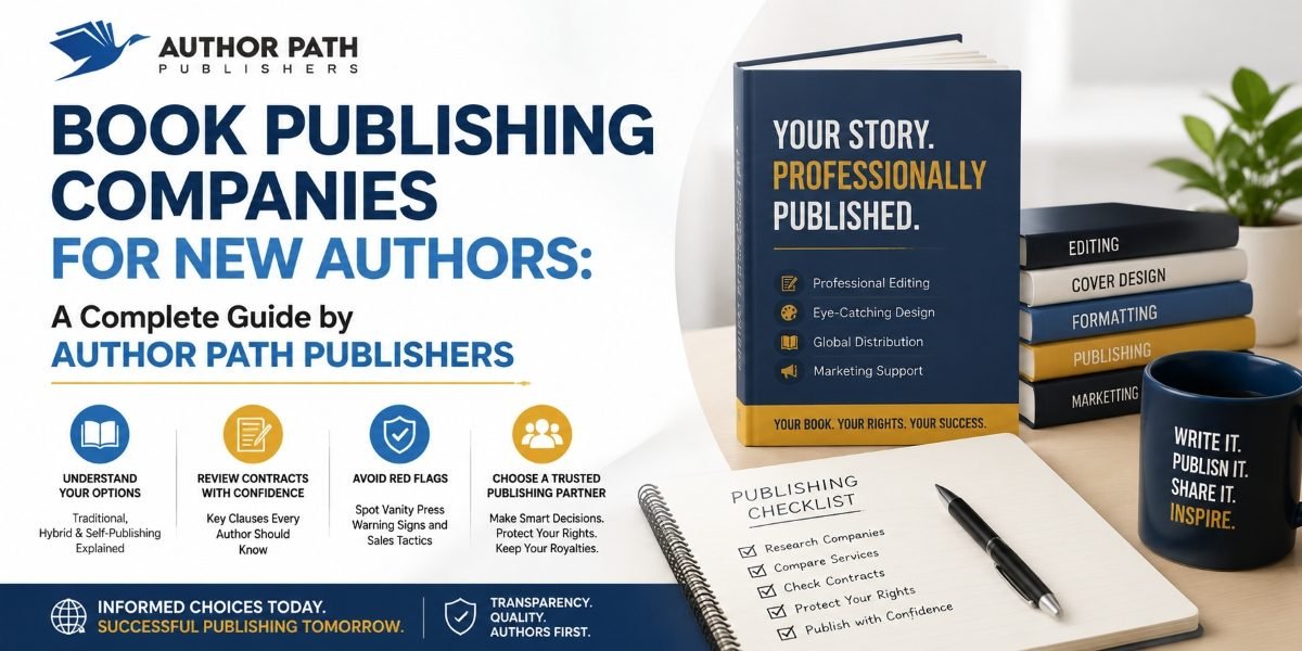 Book Publishing Company for New Authors: A Complete Guide by Author Path Publishers